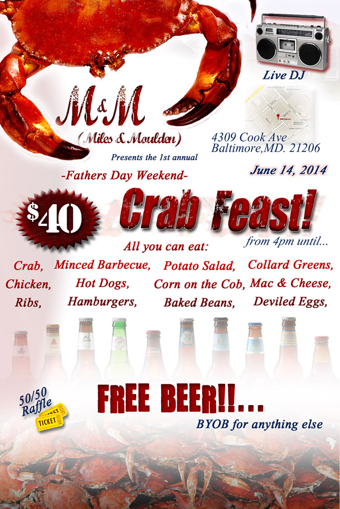Crab Feast flyer