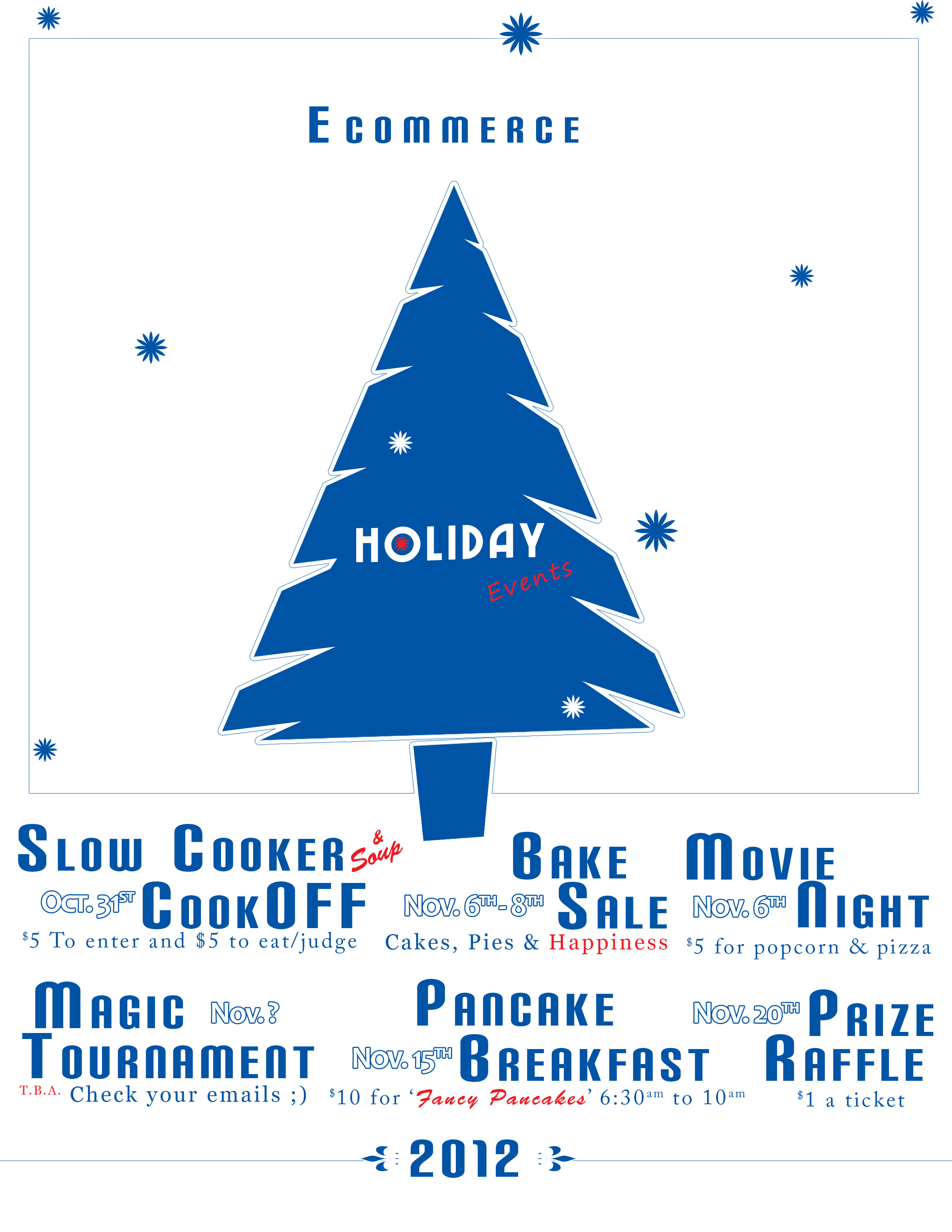 Holiday Events Flyer